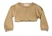 Bonnie Jean Girls 4-6X METALLIC GOLD KNIT BOLERO Sweater/Shrug/Jacket