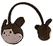 N'Ice Caps Kids Cute Monkey Face Knitted Adjustable Winter Earmuffs (One Size, Brown)