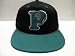Custom EEL Logo Black Teal 2 Tone Retro Snapback Cap Old School