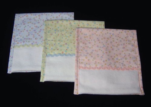 Dapper Burp Cloth-Lime Bouncing Bubbles