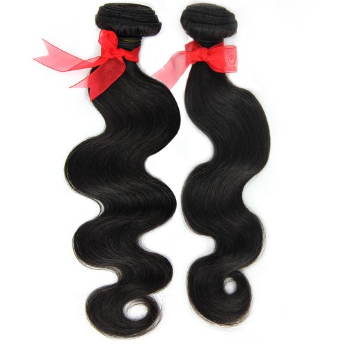 Eayon Hair ®Brazilian Virgin Remy Hair Extension Body Wave Natural Color Unprocessed Human Hair 2 Bundles