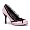 Baby Pink Satin/Black