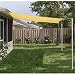 King Canopy 12' Quadrilateral Yellow Sun Shade Sail