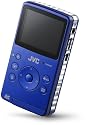 JVC GC-FM1AEU HD Camcorder (6,1 cm (2,4 Zoll) Display, 8 Megapixel Fotofunktion, 128 MB interner Speicher, 4-fach digitaler Zoom) blau