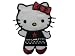 Hello Kitty 5,3 cm * 6,6 cm B�GELBILD AUFN�HER APPLIKATION Katze K�tzchen Blume Kinder