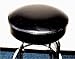 Black Slip-on Bar Stool Cover 12-15 inche Diameter (14