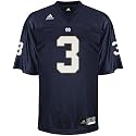 adidas Notre Dame Fighting Irish #3 Navy Blue Replica Football Jersey