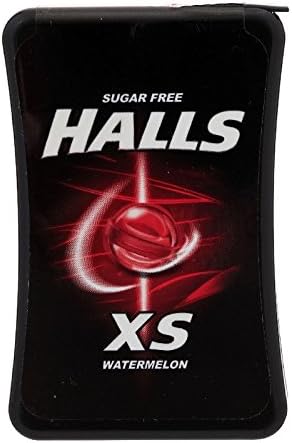 HALLS XS SUGAR-FREE CANDY WATERMELON FLAVOURED