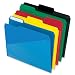 Pendaflex 00515 Pendaflex Hot Pocket Poly File Folders, 1/3 Cut, Top Tab, Assorted Colors, 25 Per Box (00515)
