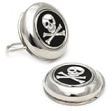 Jolly Rodger Button Covers - Skull Themed Formal Wear - Cufflinks
