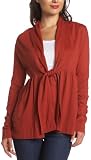 Kensie Girl Juniors' Long-Sleeve Novelty Cardigan,Brick,Medium