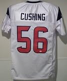 Brian Cushing Autographed/Hand Signed Houston Texans White Jersey