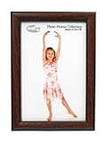 Inov8 British Made Traditional Picture/ Photo Frame A4, Value Dark Oak
