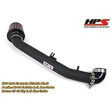 06-09 Pontiac Solstice 2.4L Non Turbo HPS Cold Air Intake Wrinkle Black 07 by HPS
