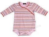Ruffle Trim Stripe Onesie