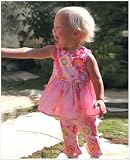 : Baby Lulu Pop Art 2 Pc Capri Set