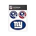 NFL New York Giants Medium Decal Pack