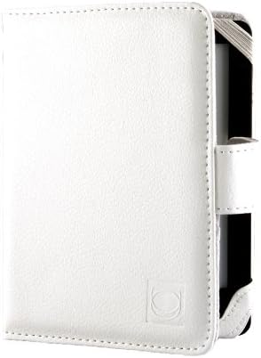 ODYSSEY protective cover for Kobo Glo and Glo HD (magnetic clasp, durable materials,stylish design) - white