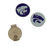 KANSAS STATE WILDCATS OFFICIAL GOLF HAT CLIP AND BALL MARKERS