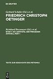 Produkt-Bild: Friedrich Christoph Oetinger / Die Lehrtafel der Prinzessin Antonia: Abt. VII. Band 1