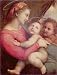 Raffael (Madonna della Tenda, Scene: Mary with Christ Child and John the Baptist) Art...