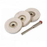 シルバーラインルーズリーフバフ研磨ホイールキット4pceさ25mm