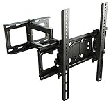 RICOO LCD TV Wandhalter Schwenkbar Neigbar S6144 Schwenkbare Wandhalterung Universal Fernseher VESA Halterung Fernsehhalterung LED Flachbildschirm ca.76-165cm / 30'- 32' - 42' - 47'- 55' - 65' Zoll