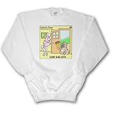 Londons Times Funny Dogs Cartoons - Canine Blind Date Shar-pie and Poodle - Sweatshirts