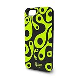 iLuv ICA7T309BLK Aurora Glow-in-the-Dark Case for Apple iPhone 5 - 1 Pack - Retail Packaging - Black