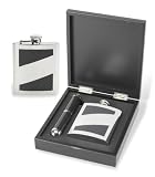 Picnic at Ascot Carbon Fiber Hip Flask and Cigar Case