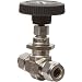 Parker NP6 Series Stainless Steel 316 Needle Valve, Inline, Hand Wheel, Blunt Stem, A-Lok Compression Fitting
