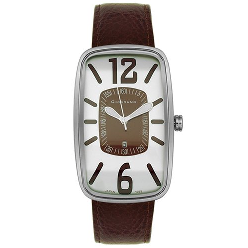 Giordano Women's 1099-3 Brown Leather Watch