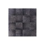 Vinyl Grey Marble Cubism Floor Tile (Set of 20) Size: 12 x 12