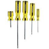 Pratt-Read 88088B Phillips Screwdriver Set, 5-Piece