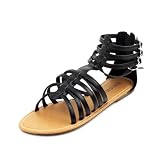 FLAT GLADIATOR SANDALS Womens Shoes