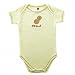 Hudson Baby Organic Bodysuit - Peanut Ecru - 3-6 Months