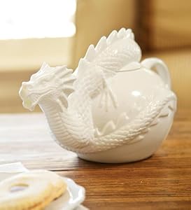 Bone China Dragon Teapot