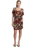 XOXO Juniors Printed Cold Shoulder Belted Dress
