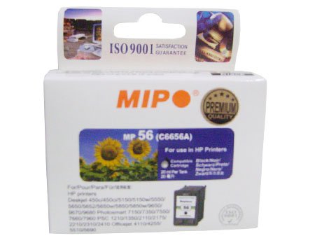Compatible HP 56 Ink Cartridge. COMPATIBLE HP 56 black inkjet cartridge delivers 450 pages yield @ 5% coverage with HP Photosmart, Deskjet, Officejet, Digital copier printers. HP Compatible COM-C6656AN