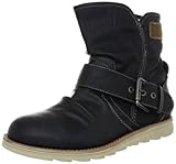 Tom Tailor Red Deer low boot 515650013000, Damen Stiefel, Schwarz (black 0), EU 39