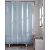 Blue EVA Vinyl Shower Curtain Liner