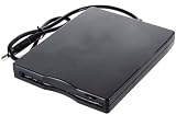 New Black SLIM Portable USB External 3.5-Inch 3.5" 1.44 MB Floppy Disk Drive FDD
