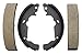 ACDelco 17729B Professional Bonded Rear Drum Brake Shoe Set