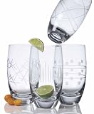 Luigi Bormioli Gallerie Radiance 20-ounces Beverage, Set of 4