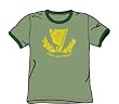 Erin Go Bragh - Adult Green Ringer S/S T-Shirt For Men
