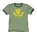 Erin Go Bragh - Adult Green Ringer S/S T-Shirt For Men