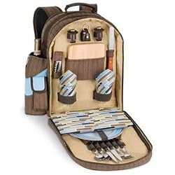 Avalon 16.5in. Backpack w/ Attached Wine Duffel For 2 (Driftwood)