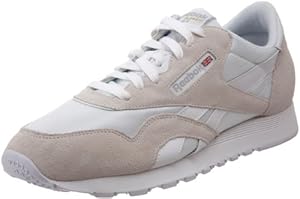 Reebok Men's Classic Sneaker, White/Light Grey, 9.5M
