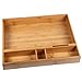 Creative Home Natural Bamboo Multi-Functional Coffee Tray, Natural