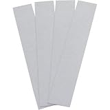 Aardvark Reflective Tape White, 4 1"X6" Strips